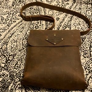 Crossbody Handmade Leather Purse.